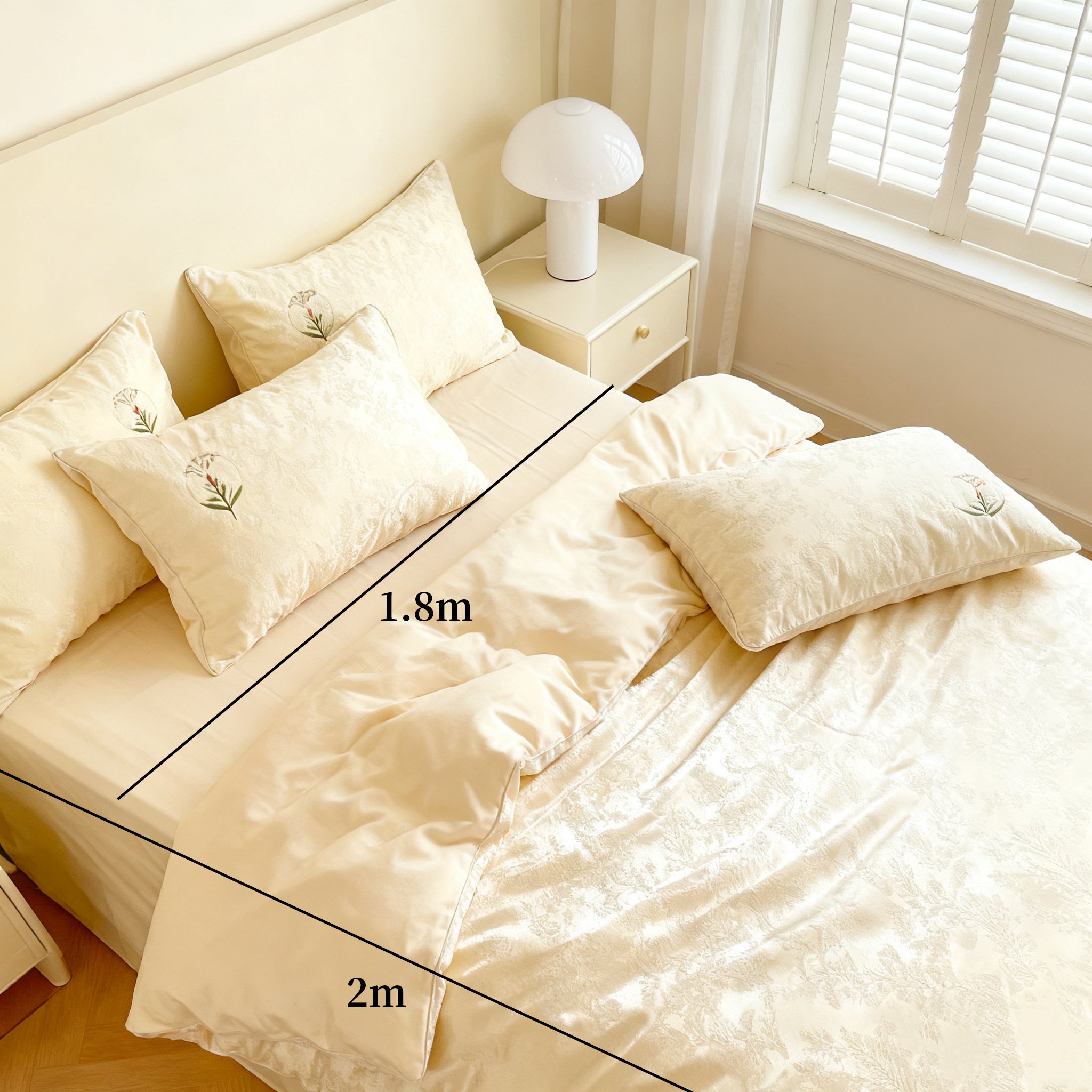 스타일리시한 베개 커버 디자인