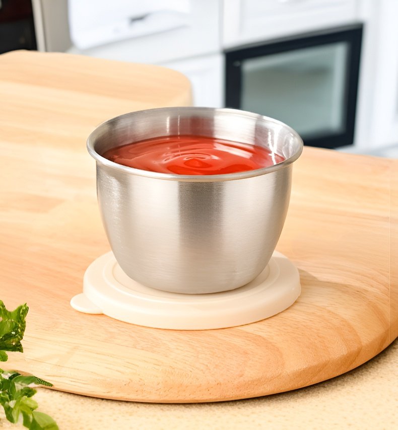 실용적인 손잡이 디자인의 양념통