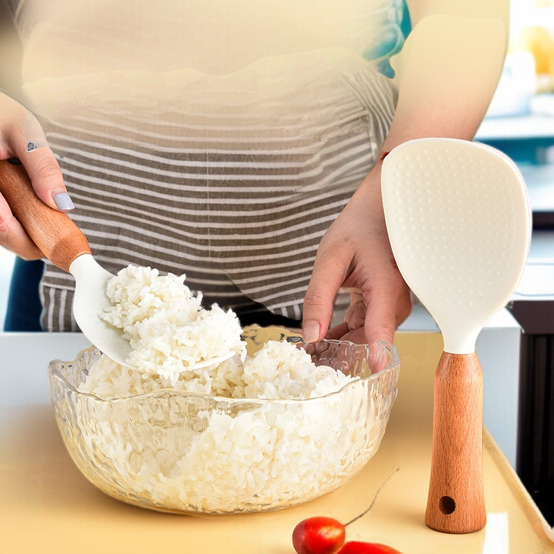 식품용 논스틱 실리콘 밥주걱 가정용주걱 밥솥 전용주걱