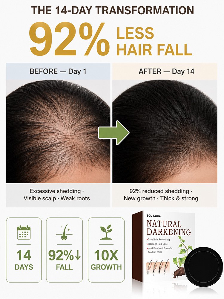 【10x Rapid Growth】Natural He Shou Wu Hair Growth Soap