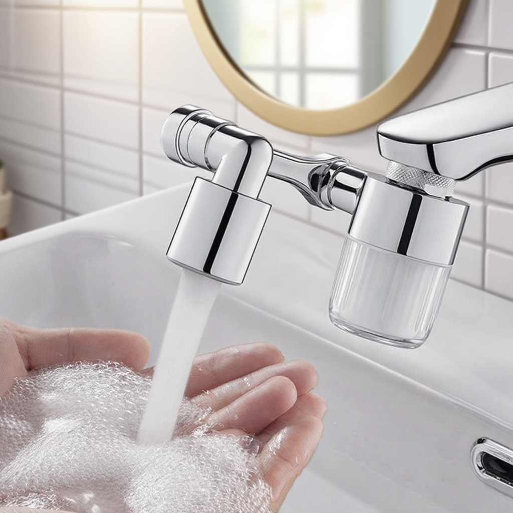 ก๊อกน้ำป้องกันน้ำกระเซ็นช่วยประหยัดน้ำ