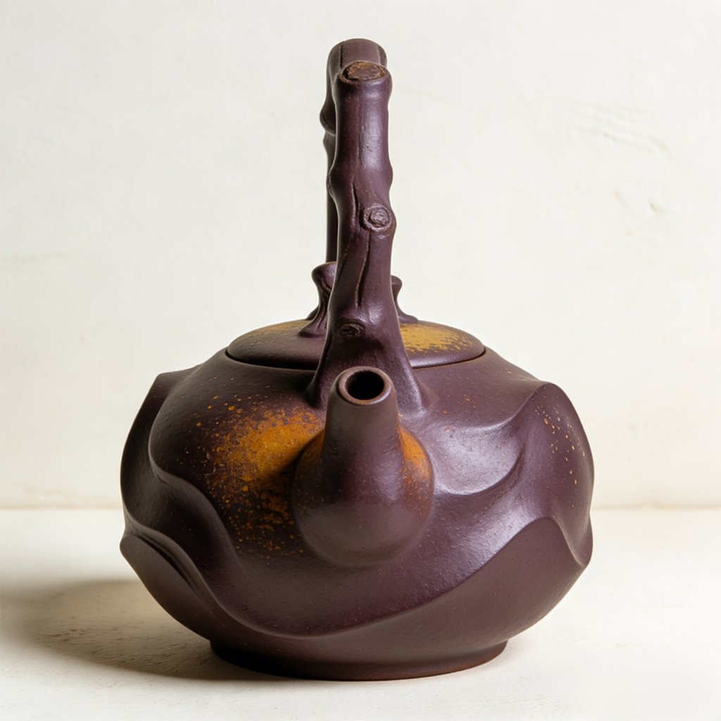 Tetera de cerámica resistente al calor en color blanco