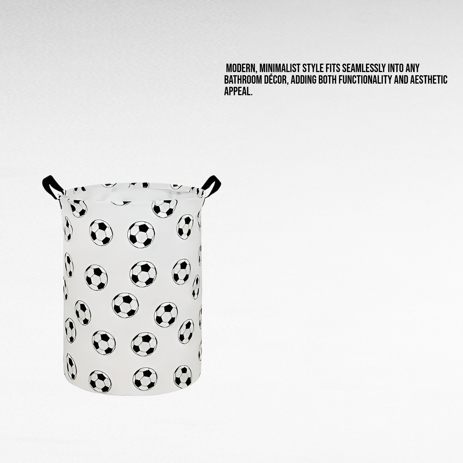 Oversized Bathroom Laundry Hamper – Foldable Dirty Clothes Organizer