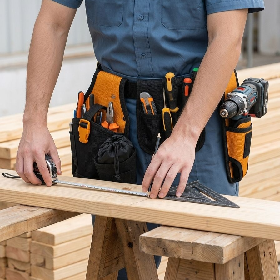 耐久性抜群の工具バッグの外観