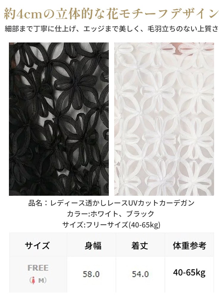 UVカットカーデガン