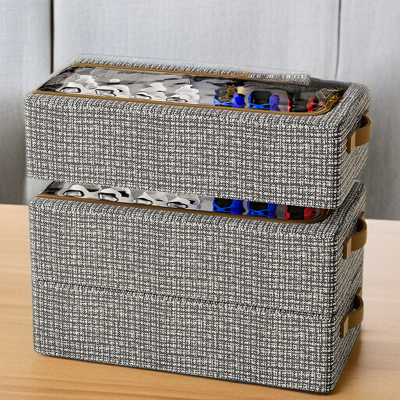 家庭用透明防塵シューズケース収納箱 鉄骨設置靴収納ボックス 折りたたみベッド下靴収納ケース