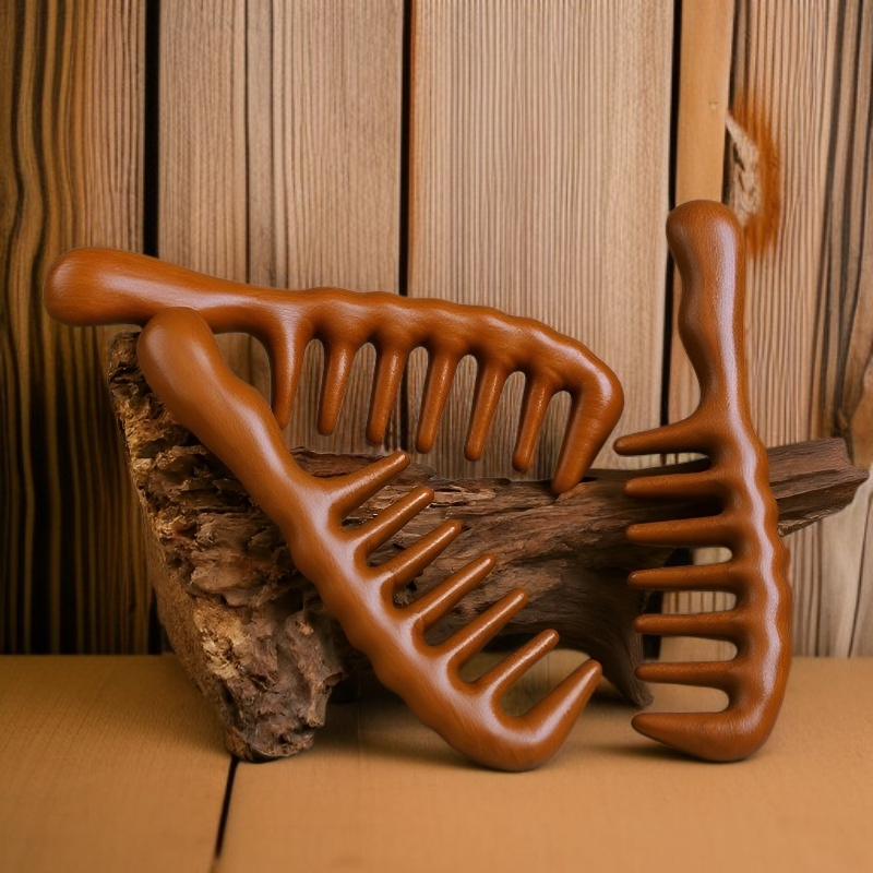 頭皮マッサージをしている女性のイメージ