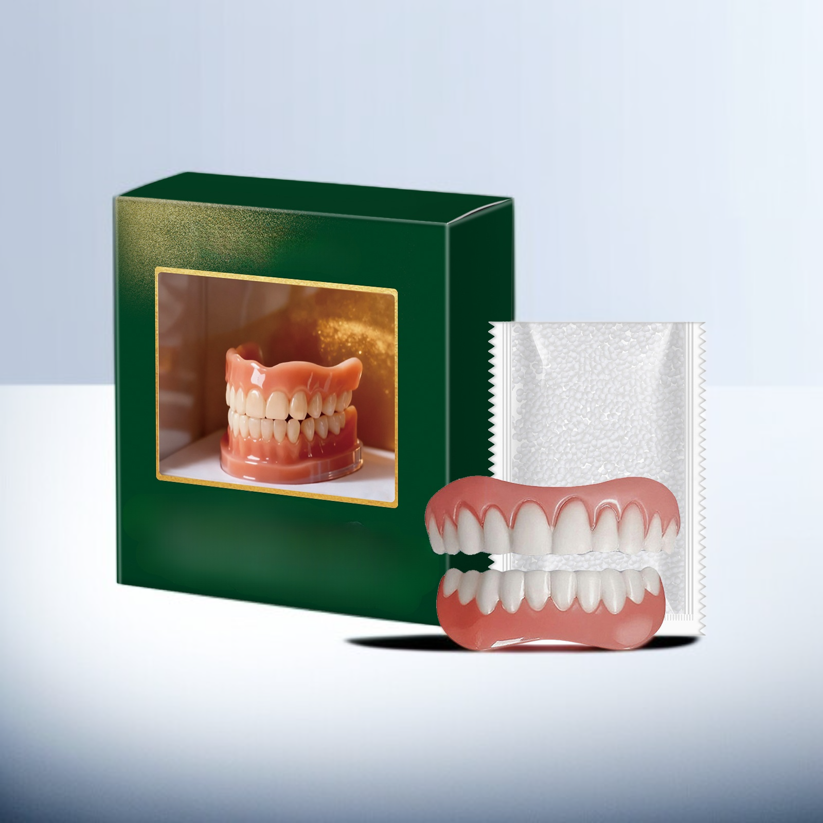 Kit de ajuste de dentaduras Fameco: mejora la impresión de tu sonrisa con materiales cómodos