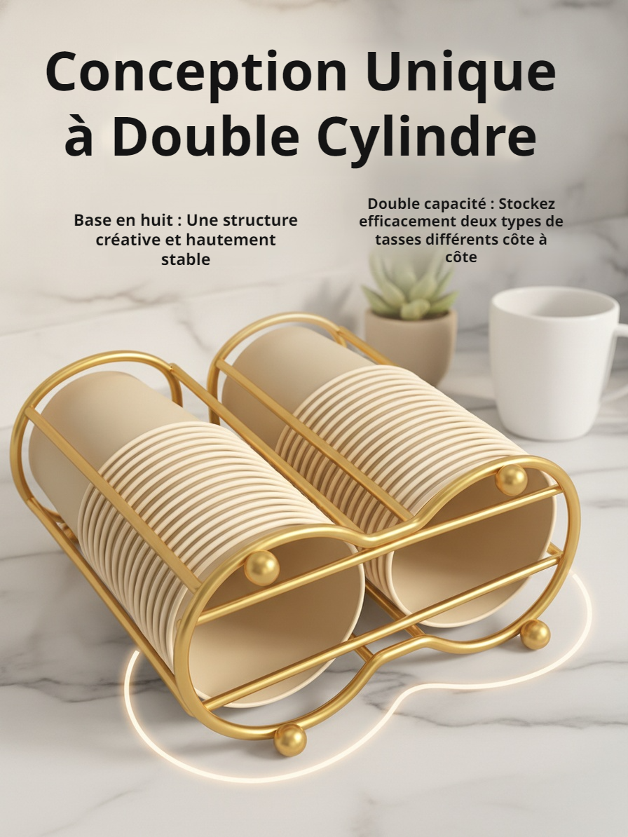 Distributeur automatique de gobelets à usage multiple
