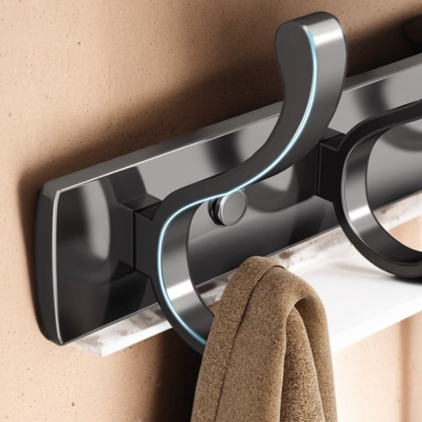 壁掛けマルチフック金属収納フックハンガー