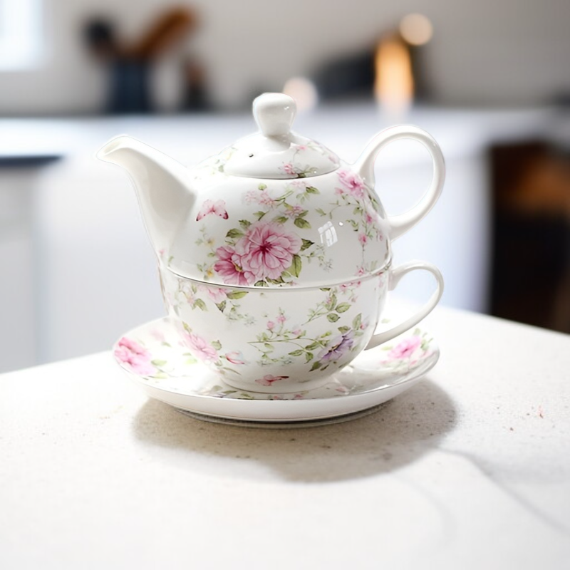 도자기 주전자 다기 세트