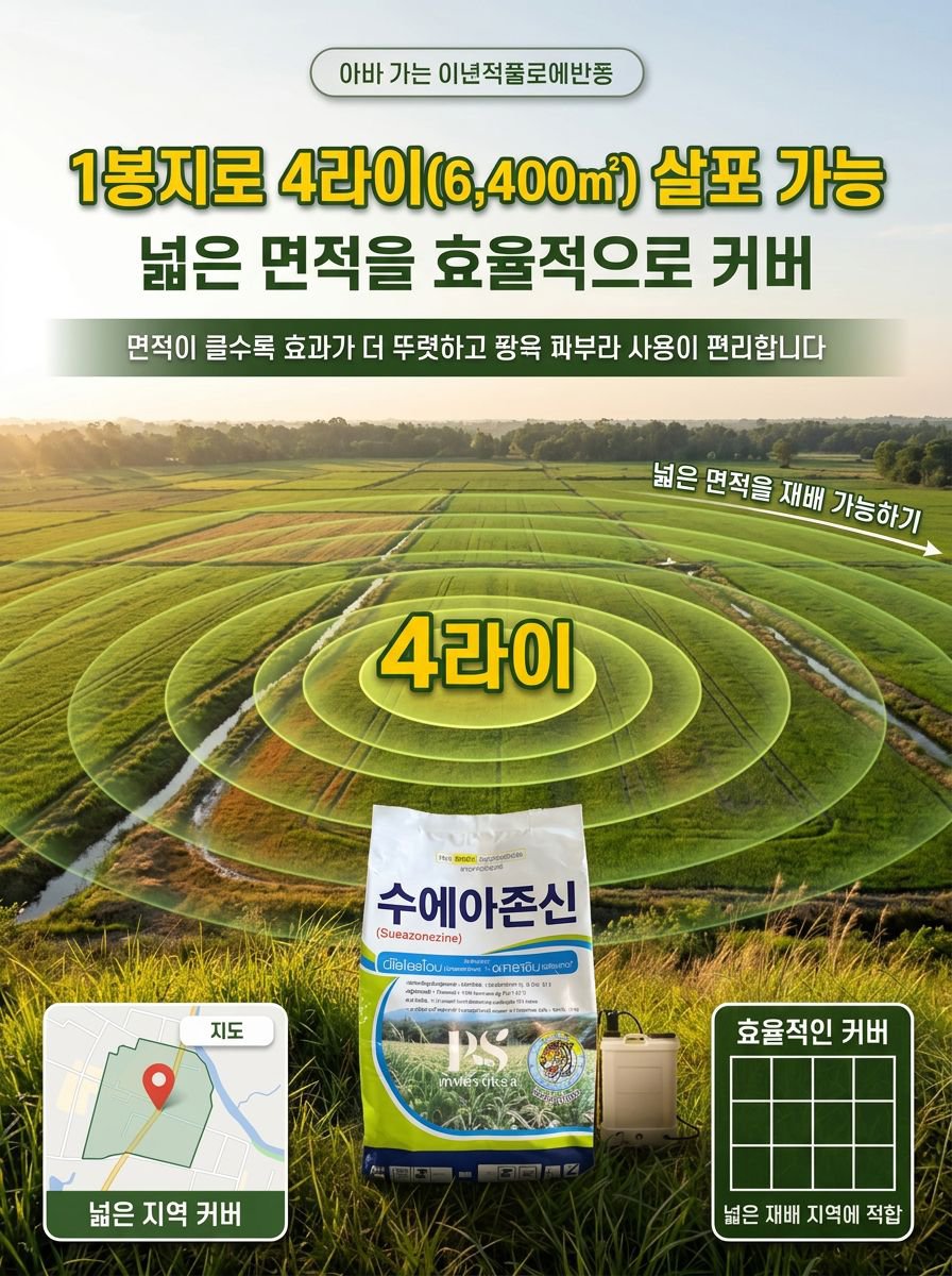 [안전하고 묘목에 해롭지 않음] 고효율 제초제