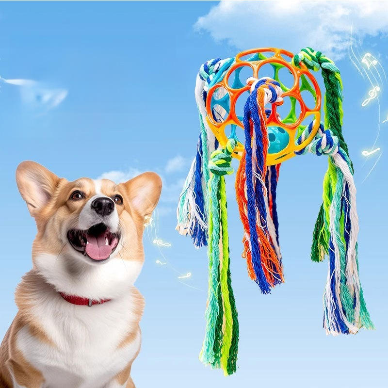 Pet bell gnawing toy ball