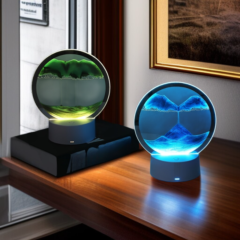 거실 장식 모래시계 무드등 나이트램프