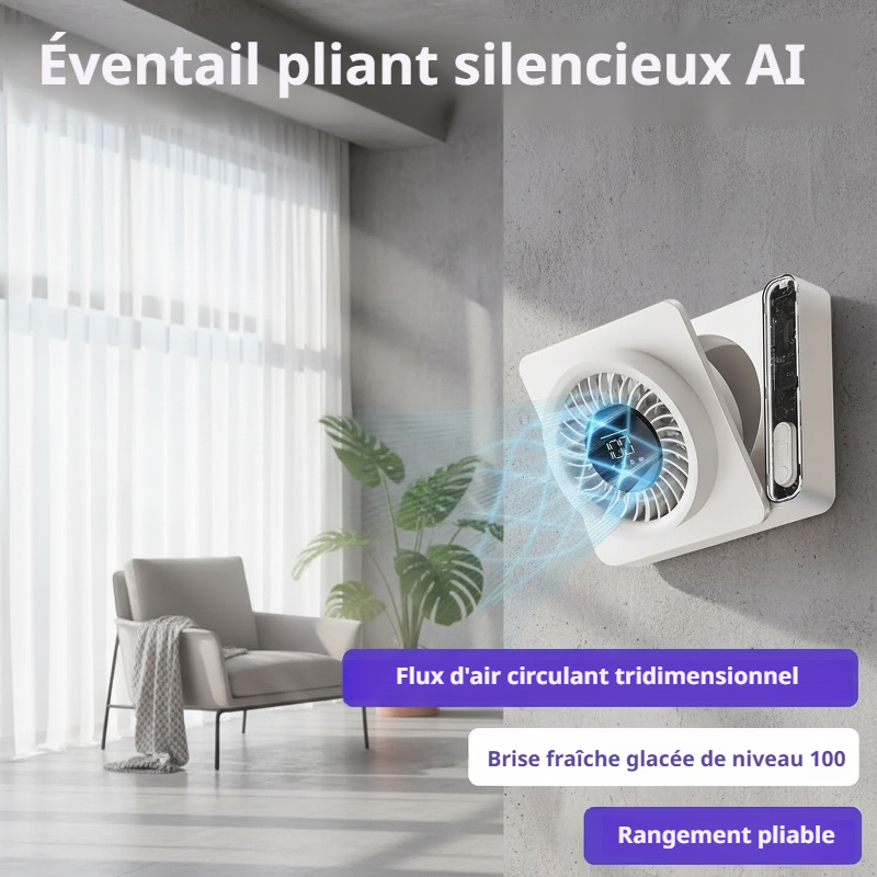 Ventilateur pliable silencieux