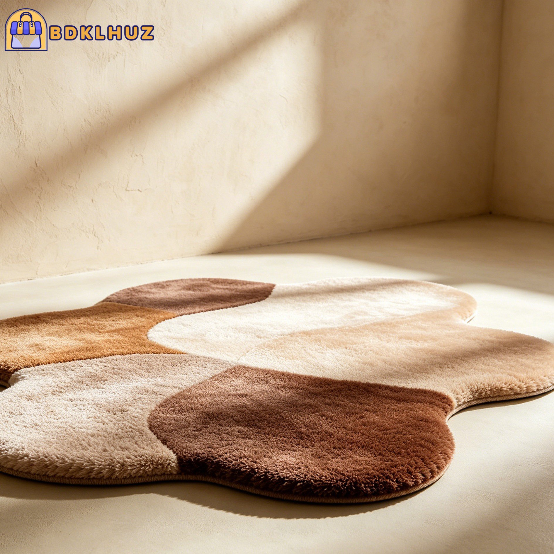Irregularly shaped rugs (2 pieces)