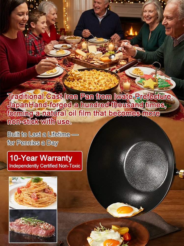 The artisanal iron wok from Iwate, Japan — a UNESCO-listed heritage craft.