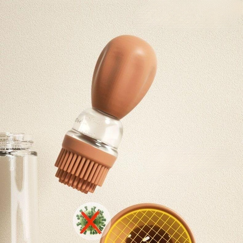 玻璃瓶一體吸油刷 家用自吸烤肉刷 耐高溫