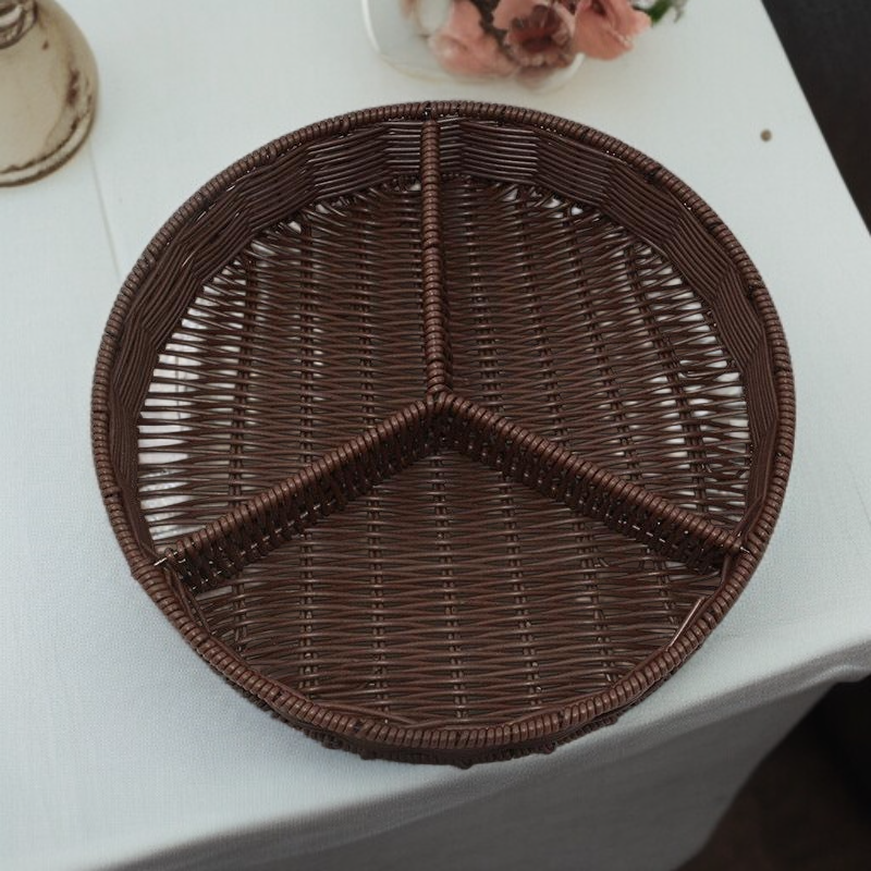 거실 커피 테이블용 과일 및 견과류 보관 바구니 칸막이