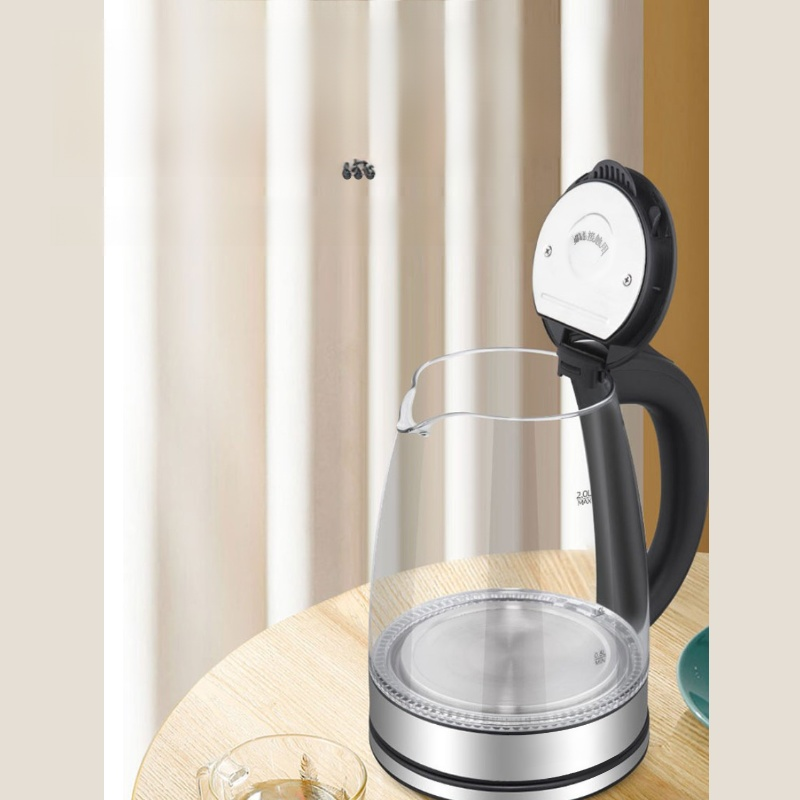 กาต้มน้ำไฟฟ้าแก้วบอโรซิลิเกตสูง