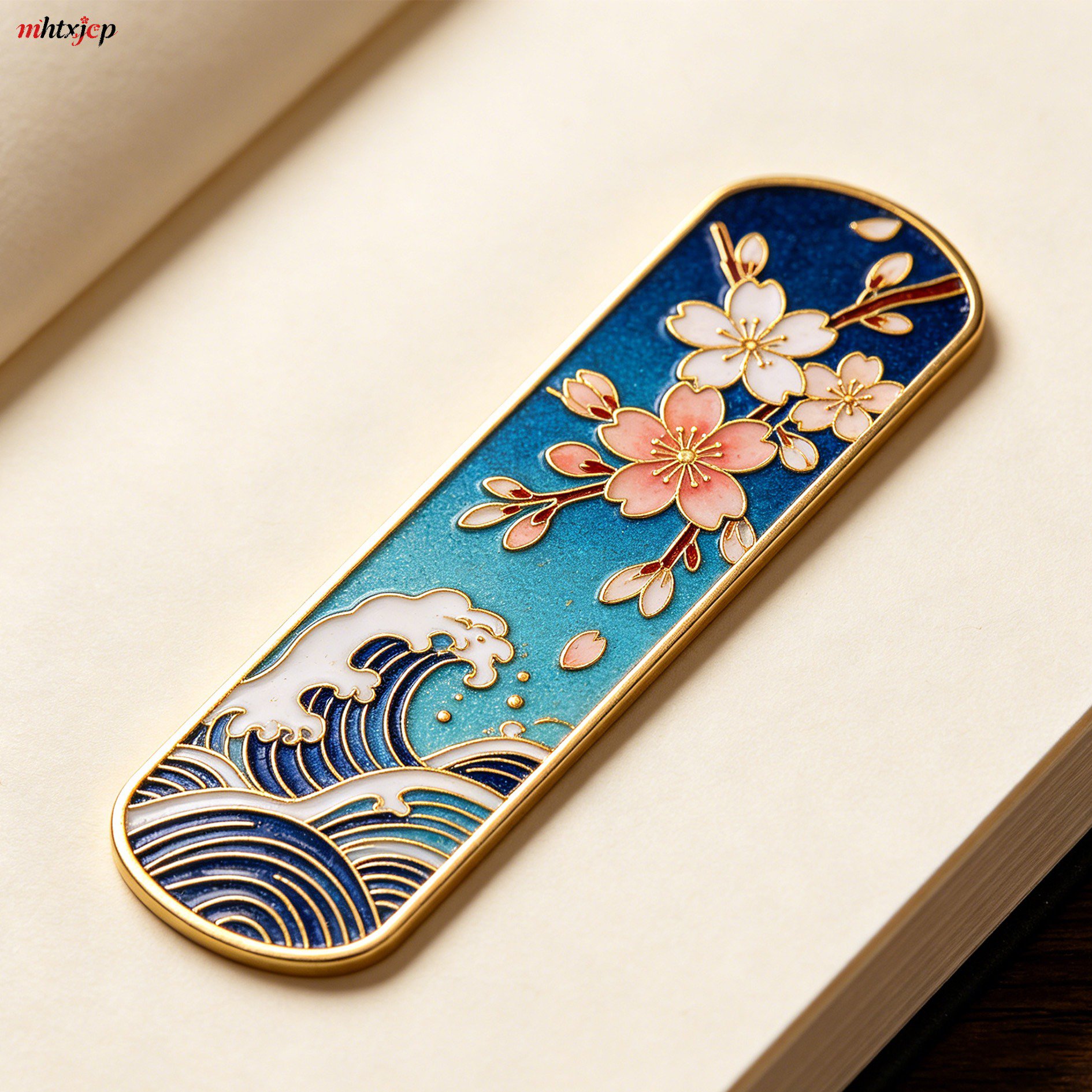 銅製七宝しおり（5本入）