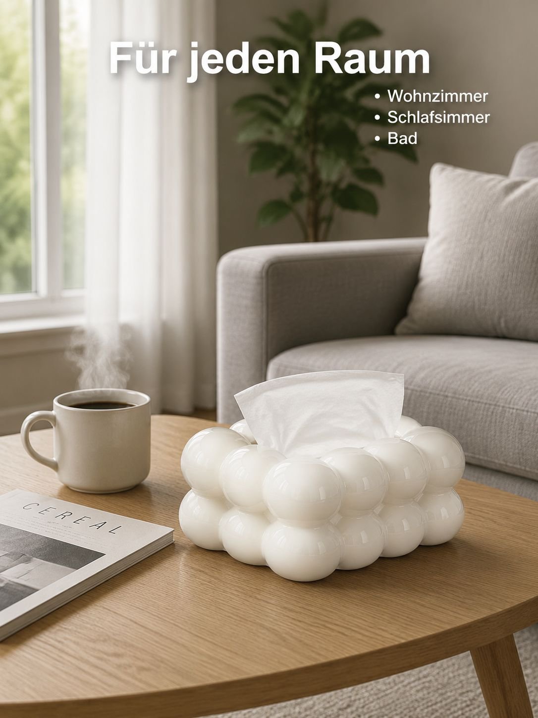 Taschentuchbox im Cream-Stil