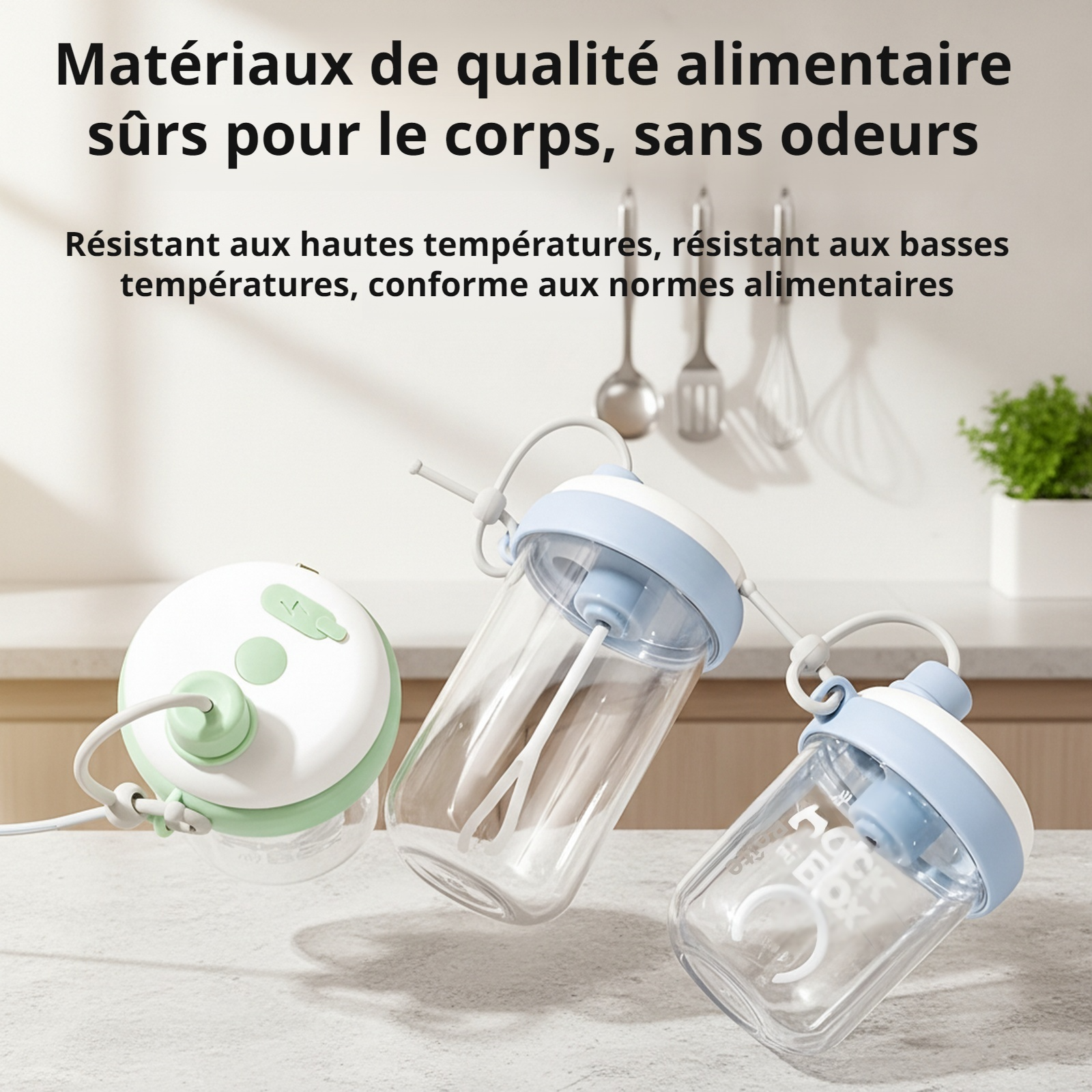 Gobelet automatique pour enfants, grande capacité, alimentaire, résistant à la chaleur, électrique