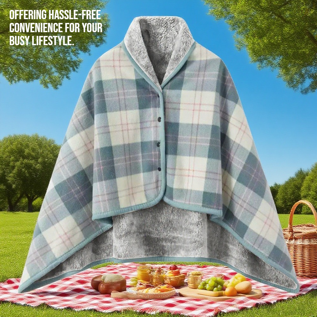 Soft textured women's shawl for chilly days