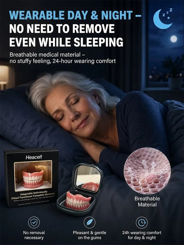 Revolutionary DIY Dentures: Medical Grade Silicone for Secure, Adhesive-Free Comfort
