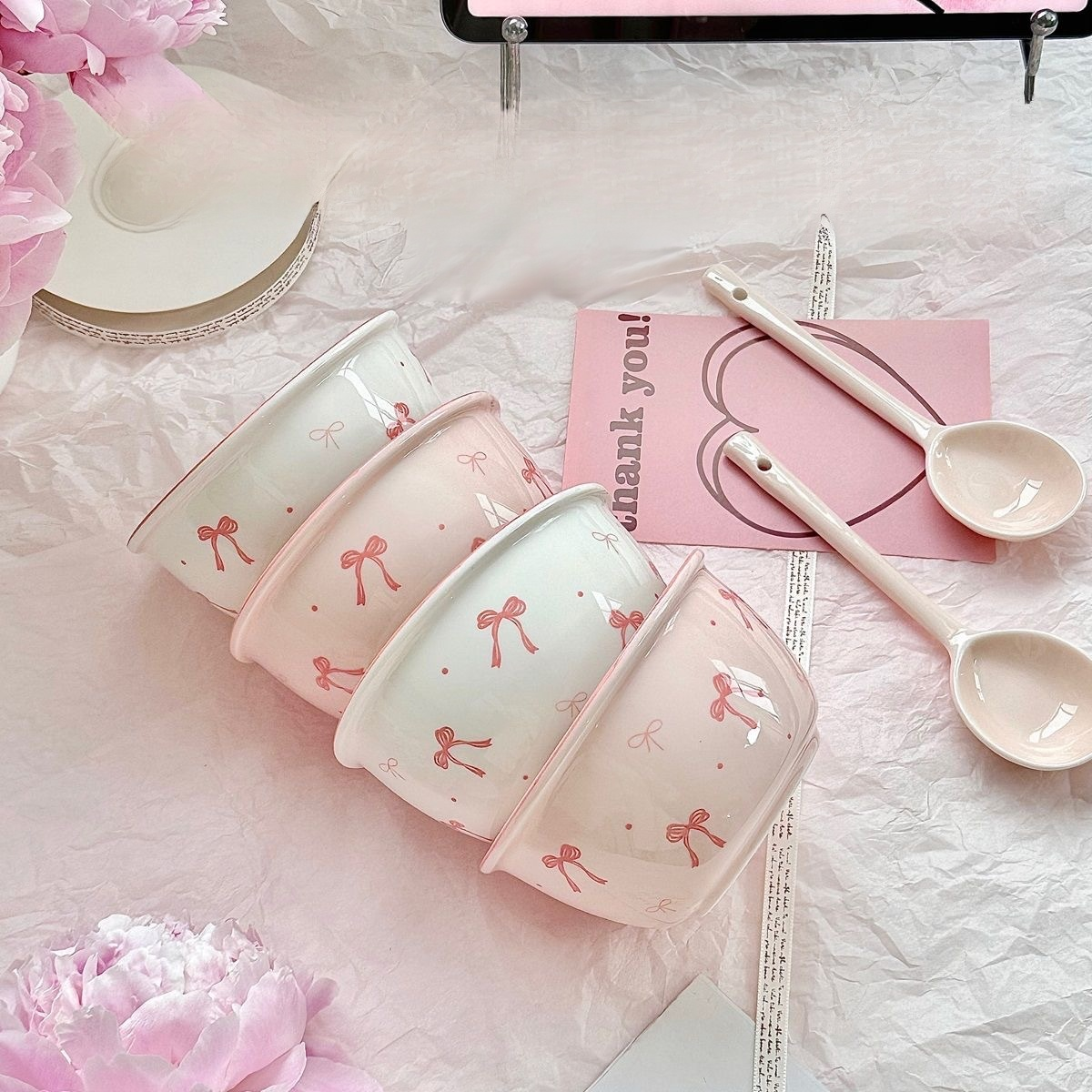 Elegant Ceramic Tableware Set – 4 Pieces