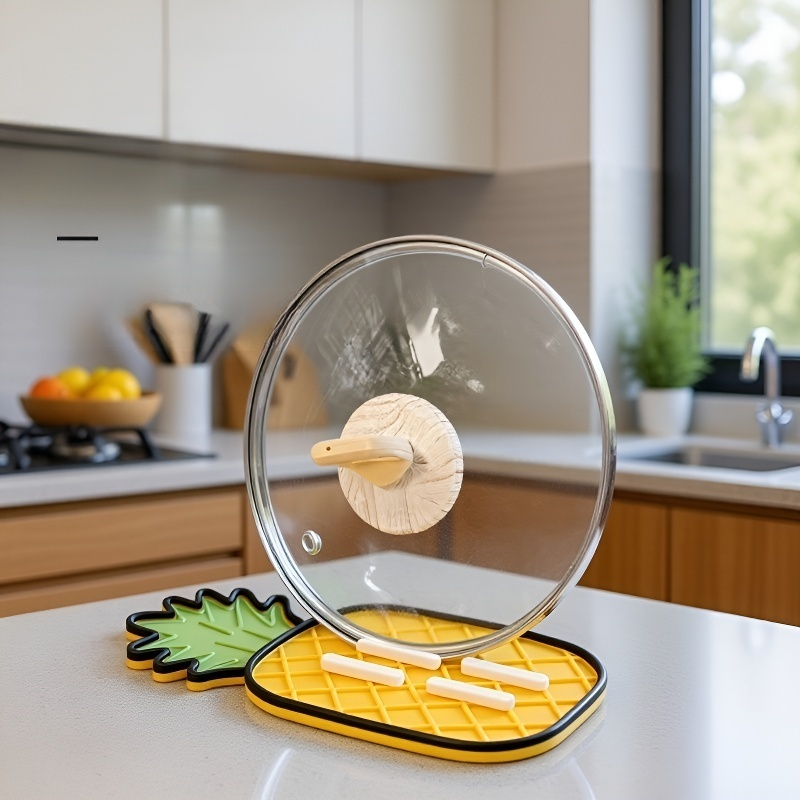 廚房防滑矽膠鍋蓋墊