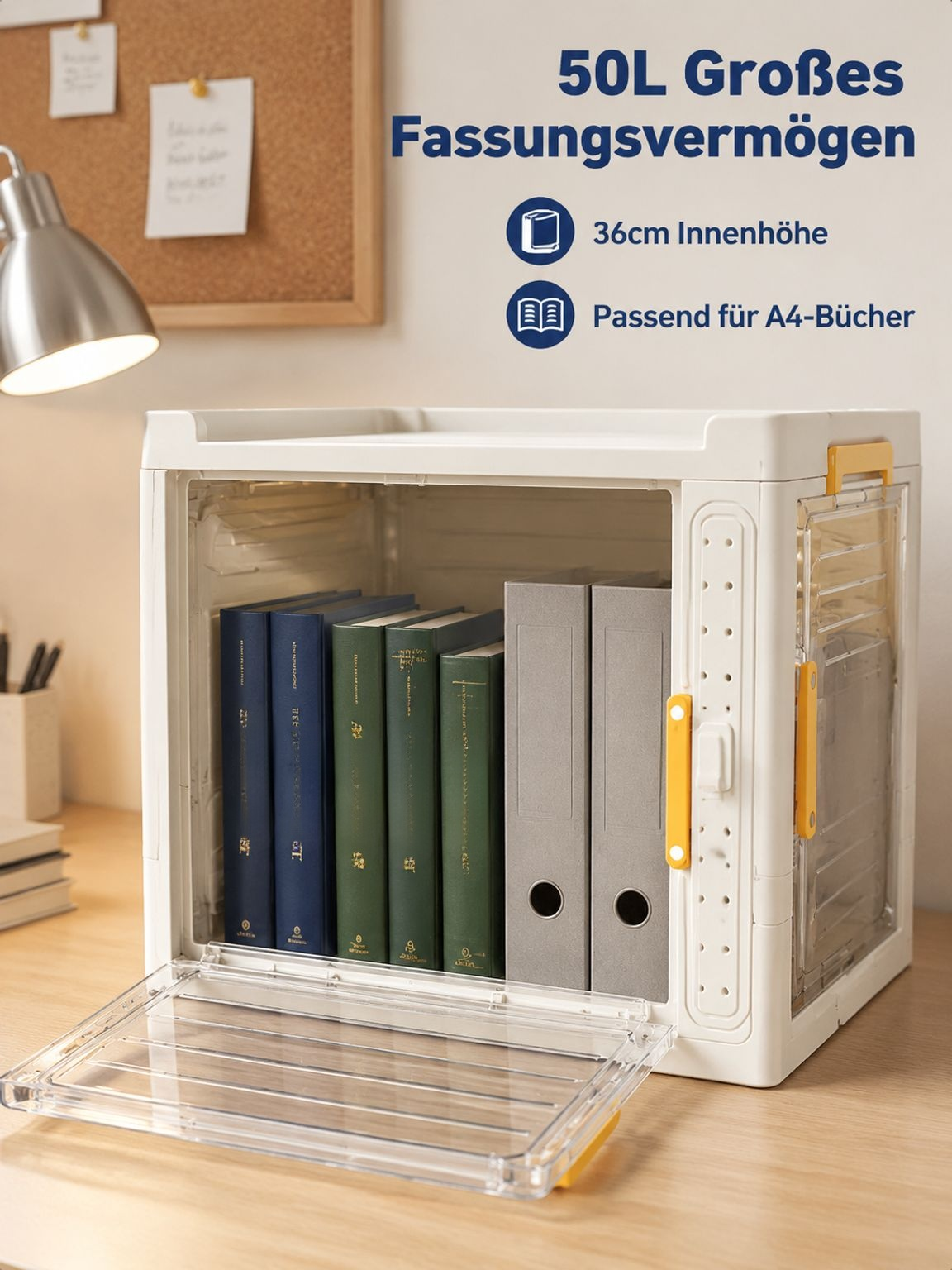 Praktische und mobile Aufbewahrungsbox für Wohnzimmer und mehr