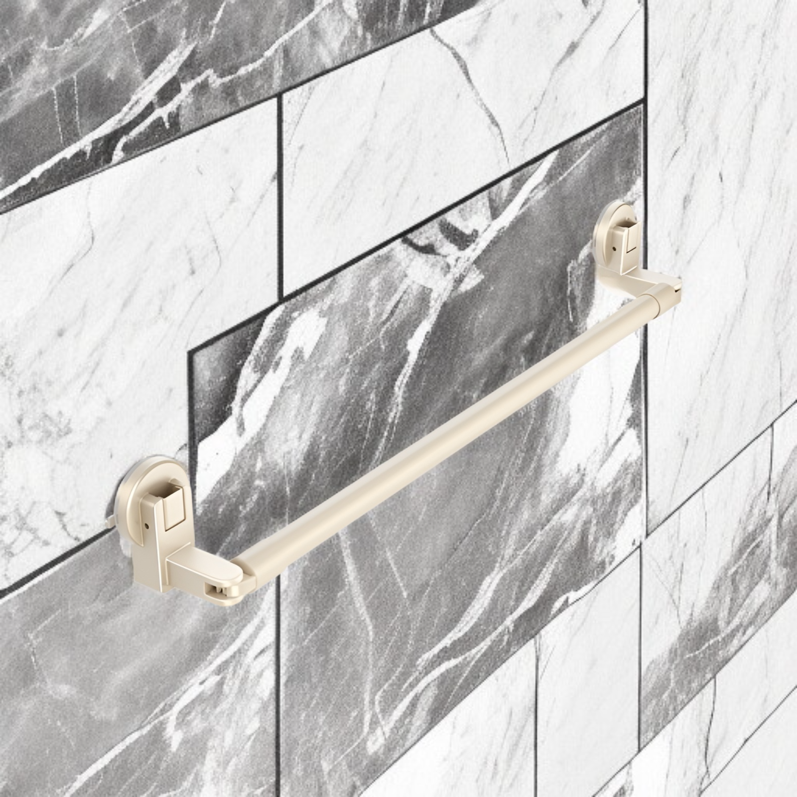 주방에서 행잉봉에 걸린 주방용품