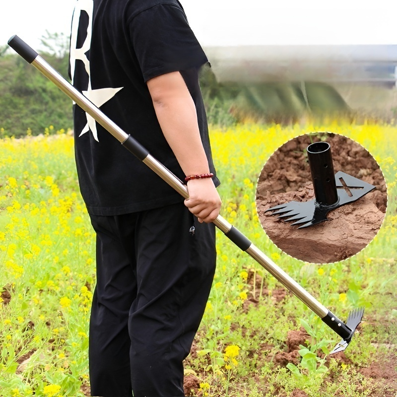 강철 재질의 제초용 괭이, 가정용 다용도 다기능