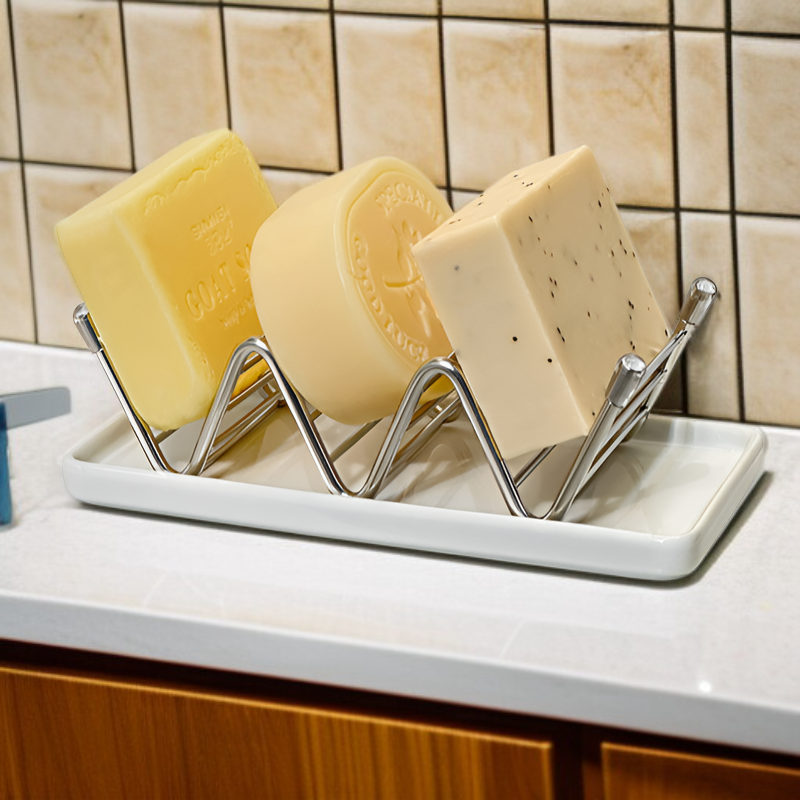 Accessoire de salle de bain pratique pour savon sec