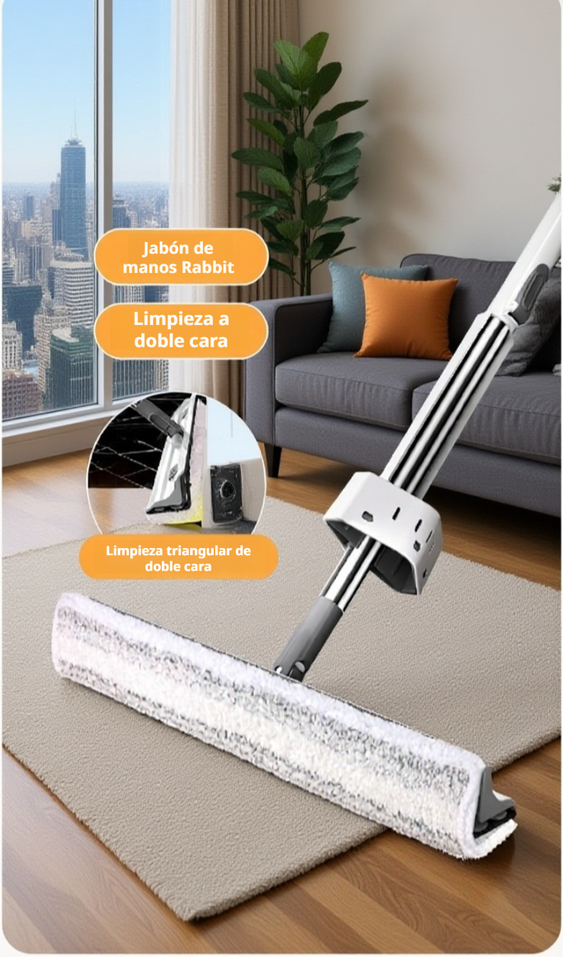 Mopa moderna de doble cara para limpiar esquinas