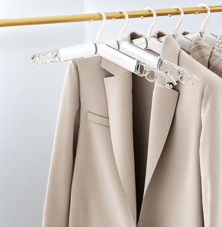 빨래집게가 부착된 매직 옷걸이
