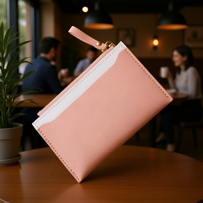 證件卡片零錢包內部夾層細節