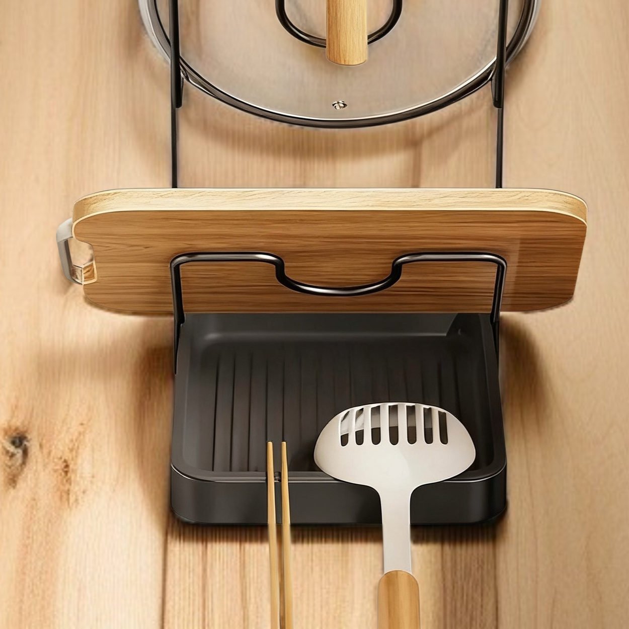 มัลติฟังก์ชั่หม้อฝาท่อระบายน้ำชั้นวางของ