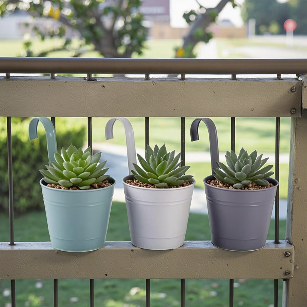  실내외 창문용 벽걸이 장식 화분