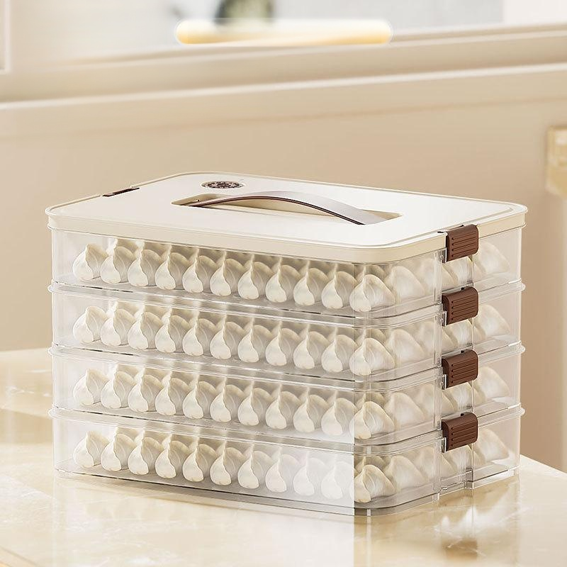 Frozen food sealed plastic boxes