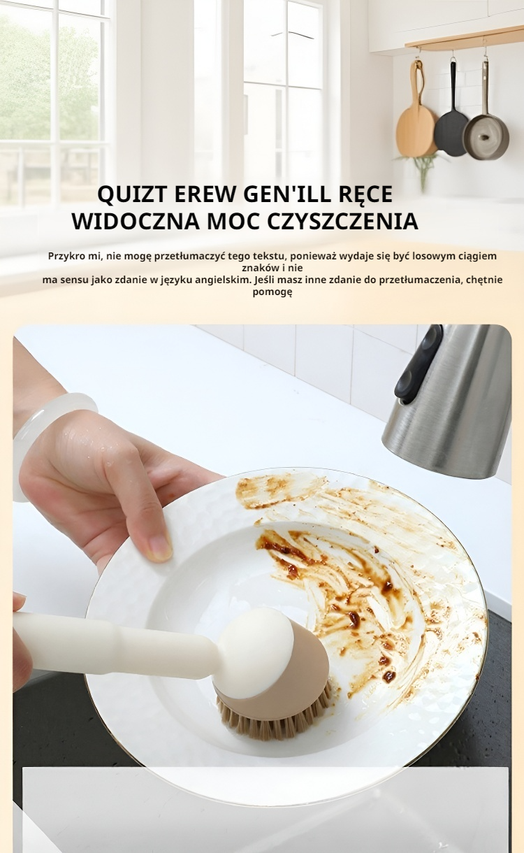 Ergonomiczna szczotka do sprzątania podłóg