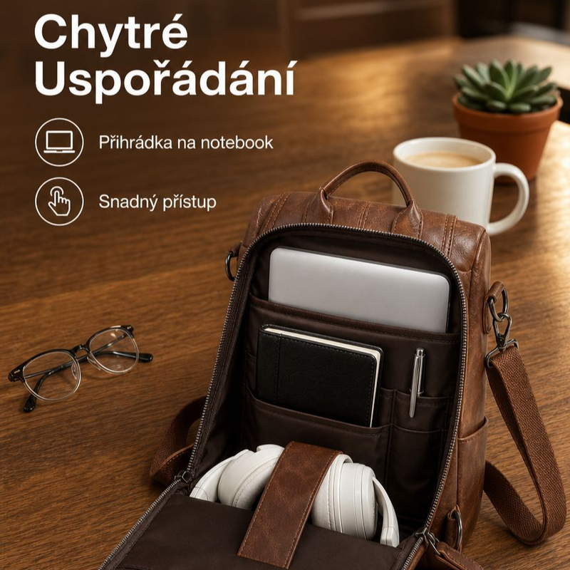 Nový americký stylový moderní batoh s ochranou proti krádeži