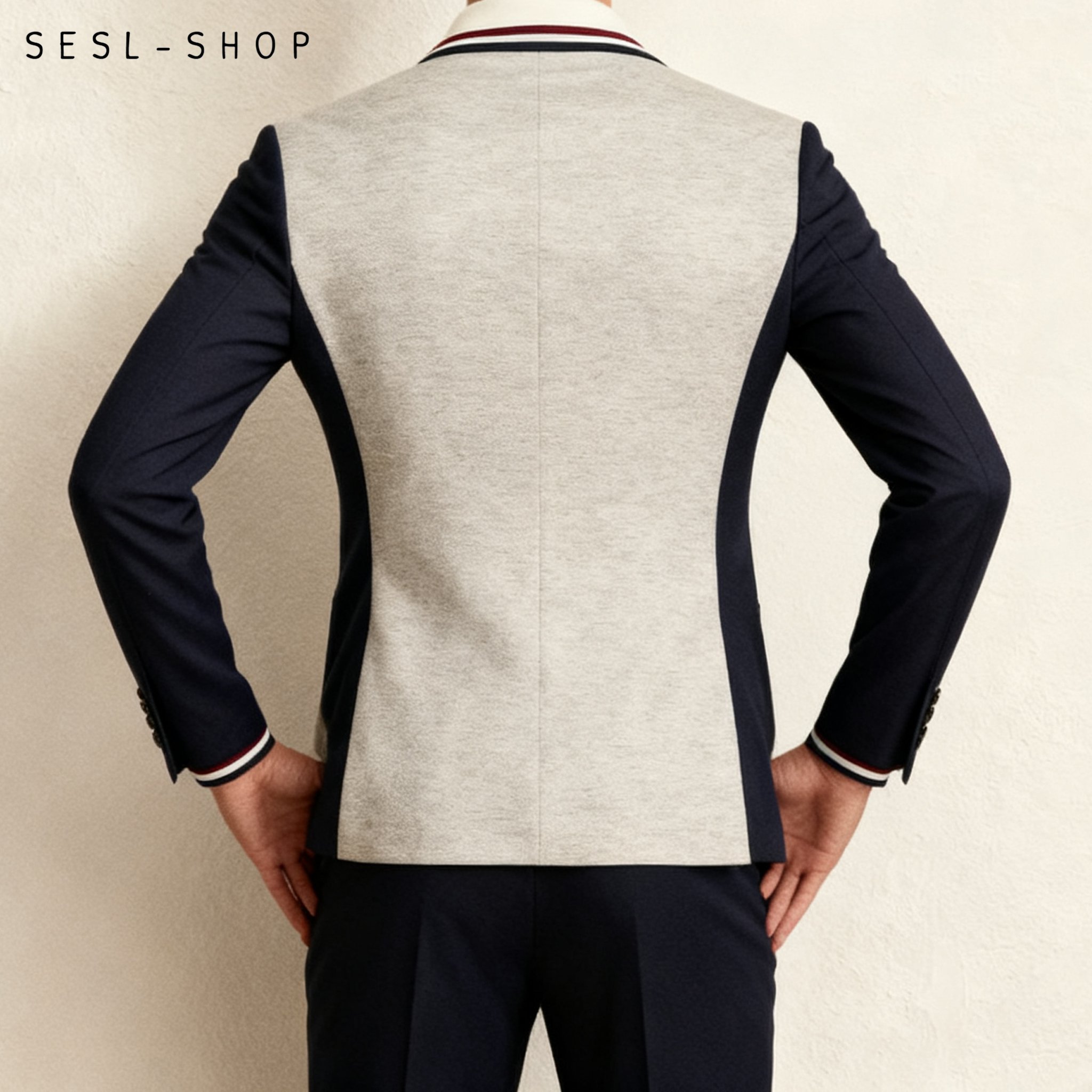 เสื้อสูททรงเรียบง่ายและเข้ารูป