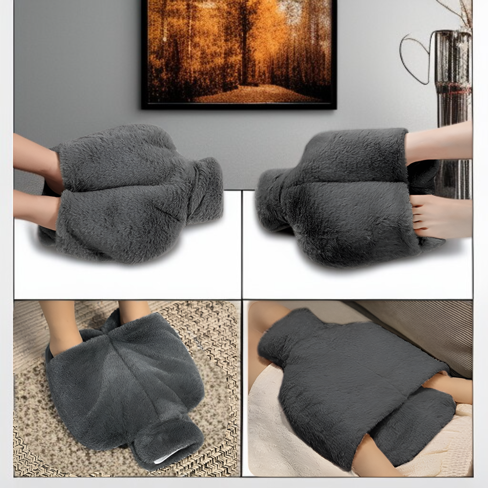 زجاجة ماء ساخن لتدفئة القدمين، مدفأة للقدمين، مدفأة للقدمين، زجاجة ماء ساخن، أحذية لتدفئة القدمين