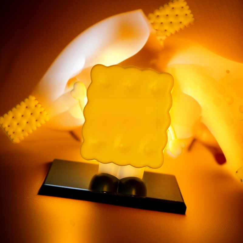 귀여운 쿠키 베이킹기 분위기 램프, 침실 침대 옆 충전 무드등