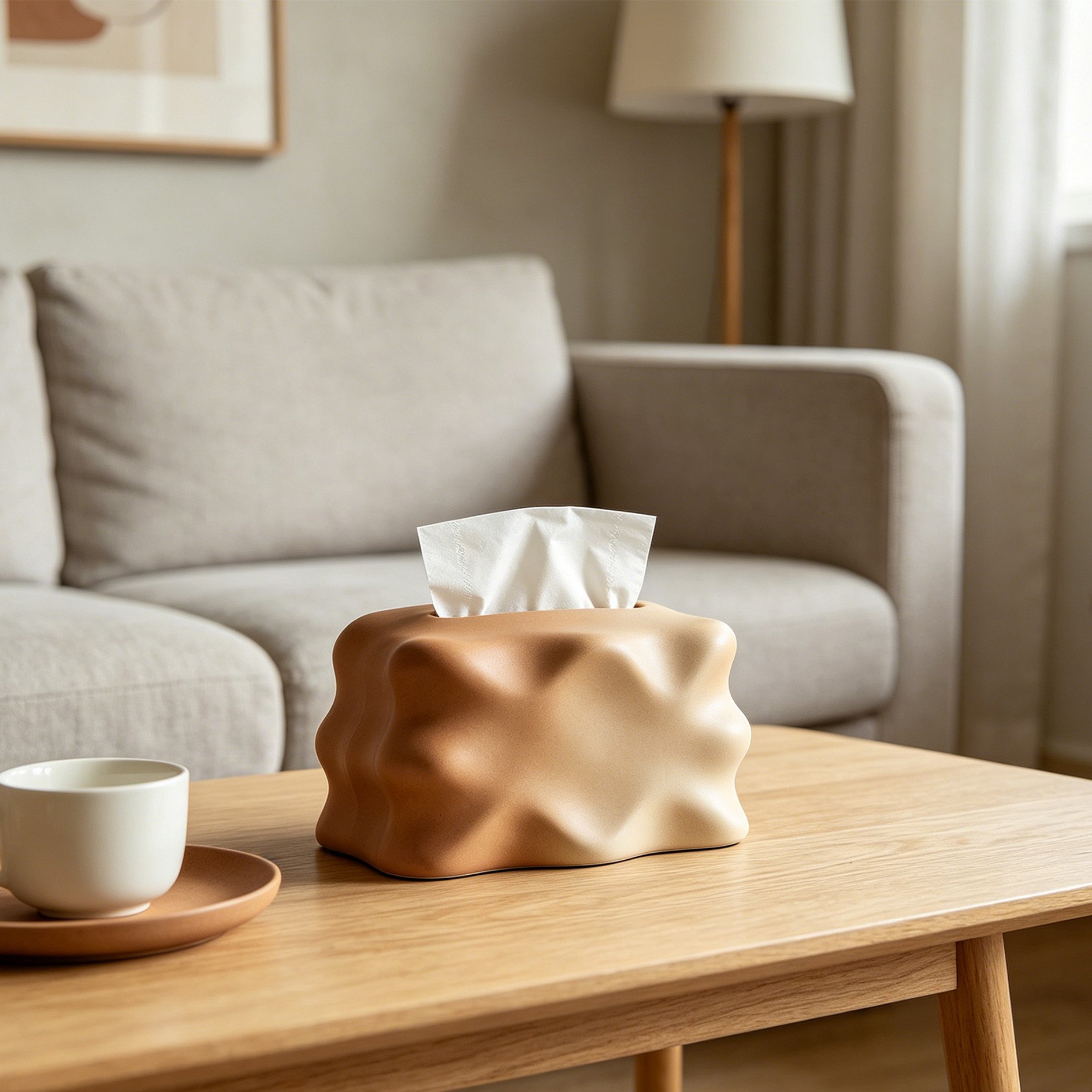 Ensemble de 3 boîtes à mouchoirs design pour la maison