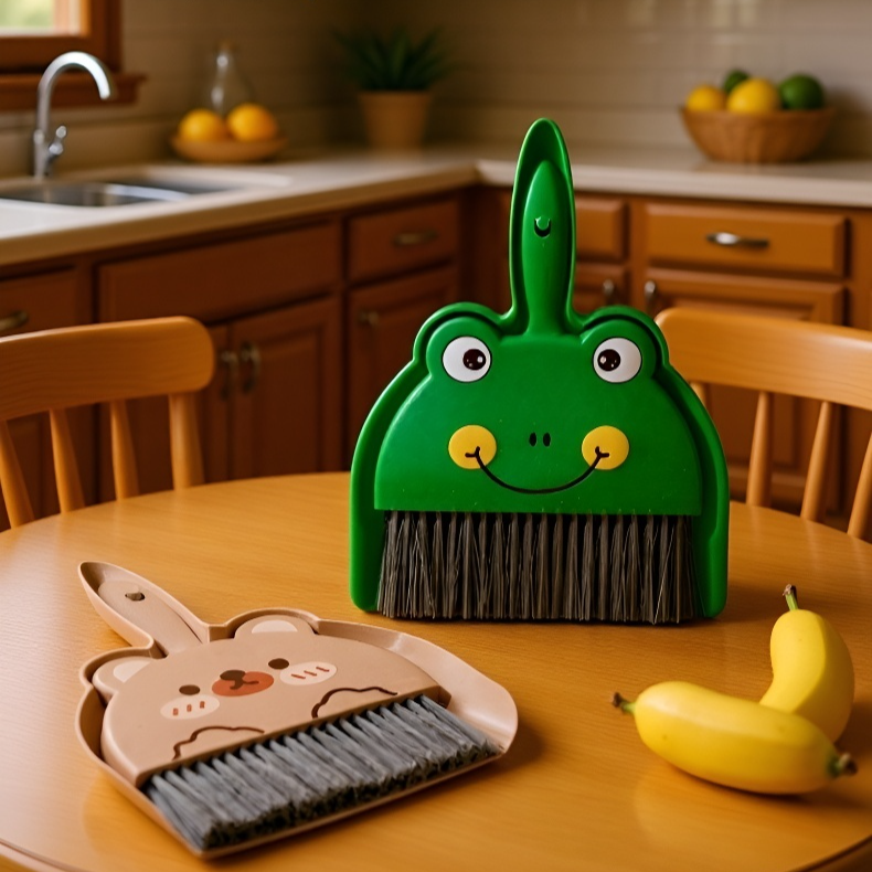 掃除用ほうきとちりとりセット