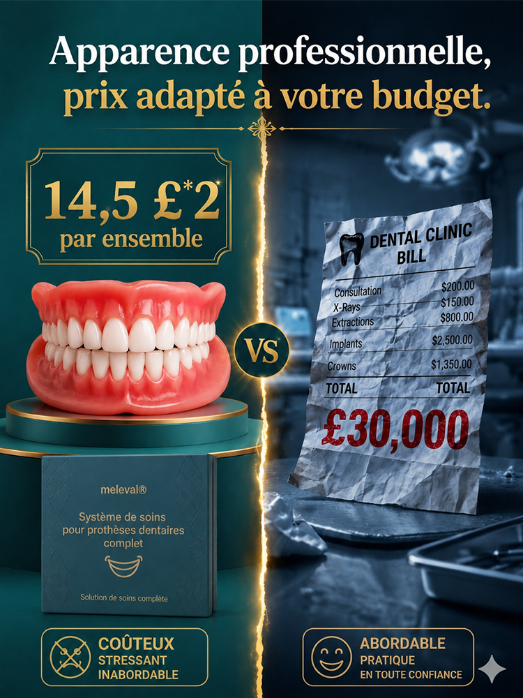  Ensemble complet de prothèses dentaires haut de gamme