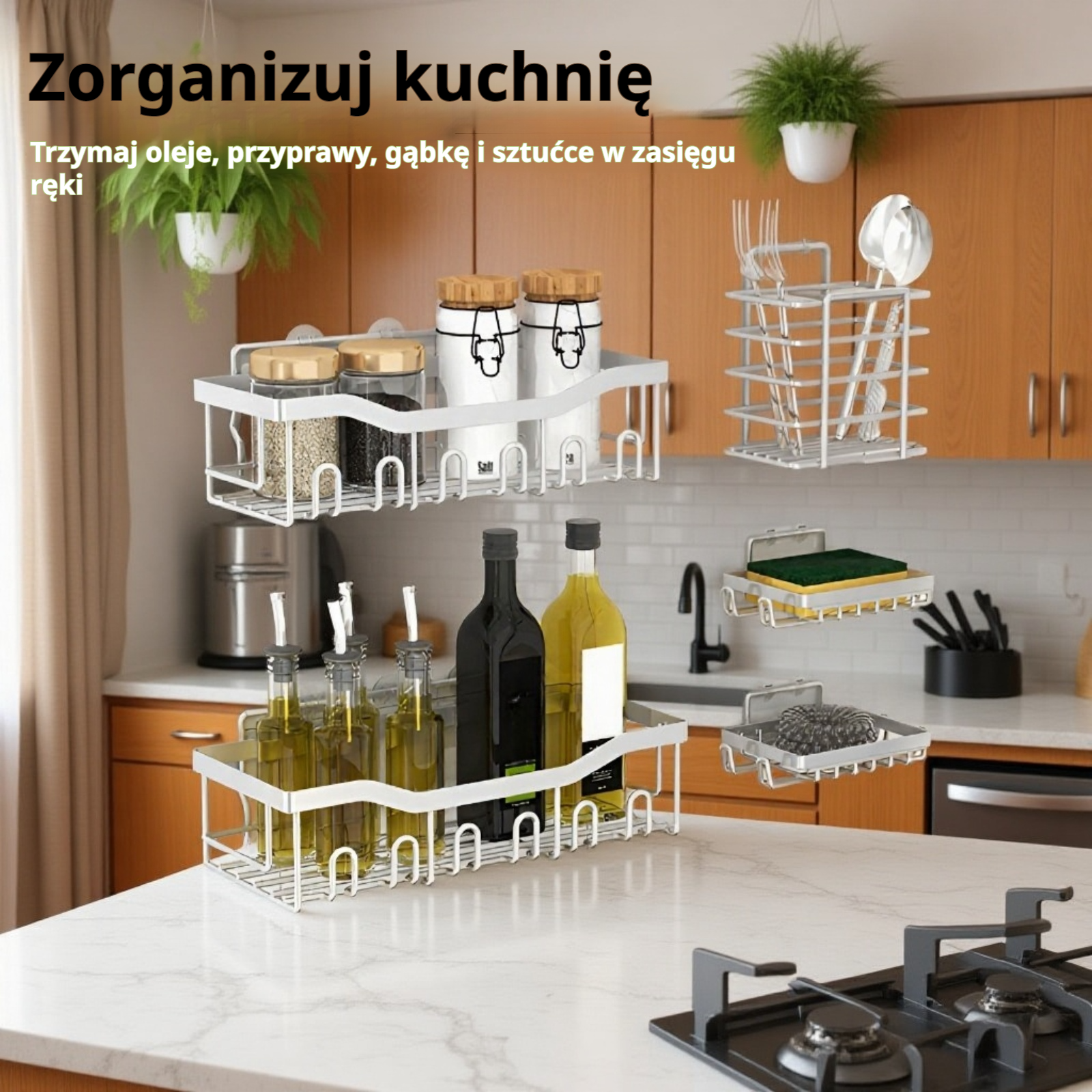 Półka łazienkowa bez wiercenia/Organizer na toaletę/Ścienny regał na akcesoria